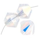 Swarovski, Bicone Crystal, 4mm, White Opal AB