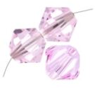 Swarovski, Bicone Crystal, 4mm, Rosaline
