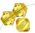 Swarovski, Bicone Crystal, 4mm, Lime