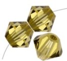 Swarovski, Bicone Crystal, 4mm, Khaki