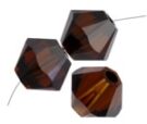 Swarovski, Bicone Crystal, 4mm, Mocca