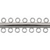 7-Strand Slider Clasp, Nickel Colour