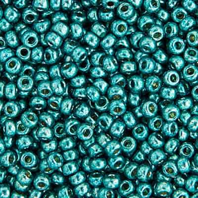 Miyuki Seed bead, Size 11/0, Amethyst Gold Luster