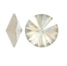 Swarovski, Rivoli, 12mm, Silvershade
