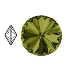 Swarovski, Rivoli, 12mm, Olivine