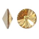 Swarovski, Rivoli, 12mm, Light Colorado Topaz
