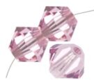 Swarovski, Bicone Crystal, 3mm, Light Amethyst