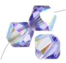 Swarovski, Bicone Crystal, 3mm, Tanzanite AB