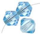 Swarovski, Bicone Crystal, 3mm, Aquamarine
