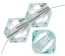 Swarovski, Bicone Crystal, 4mm, Light Azore