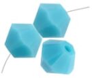 Swarovski, Bicone Crystal, 3mm, Op. Turquoise