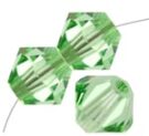 Swarovski, Bicone Crystal, 3mm, Peridot
