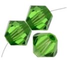 Swarovski, Bicone Crystal, 3mm, Fern Green