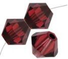 Swarovski, Bicone Crystal, 3mm, Burgundy