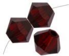 Swarovski, Bicone Crystal, 3mm, Garnet
