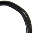 Aluminum Wire, 12 gauge, Black