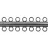 7-Strand Slider Clasp, Gunmetal Colour