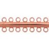 7-Strand Slider Clasp, Bright Copper Plated
