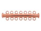 7-Strand Slider Clasp, Bright Copper Plated