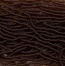 Czech Seed Bead, Size 8/0, Transparent Dark Topaz