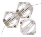 Swarovski, Bicone Crystal, 3mm, Silvershade