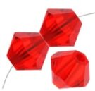Swarovski, Bicone Crystal, 3mm, Light Siam