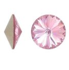 Swarovski, Rivoli, 14mm, Light Rose