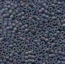 Miyuki Delicas, Size 11/0, Opaque Dark Blue Pink Gold Luster