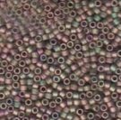 Miyuki Delicas, Size 11/0, Green Pink AB Metallic Matte Luster