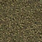 Miyuki Delicas, Size 11/0, Opaque Dark Green Khaki