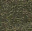 Miyuki Delicas, Size 11/0, Opaque Olive Nickel Plaged