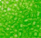Miyuki Delicas, Size 11/0, Transparent Lime Green