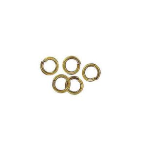Jump Ring, Open, Antique Brass Plated, 4mm