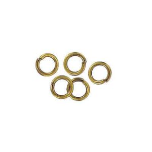 Jump Ring, Open, Antique Brass Plated, 5mm