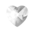 Swarovski Heart Pendant, 10mm, Crystal Clear