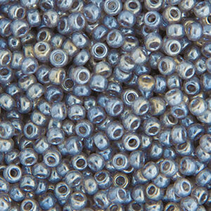 Miyuki Seed bead, Size 11/0, Silver Grey Luster
