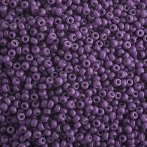 Miyuki Seed bead, Size 11/0, Op. Dark Orchid Duracoat